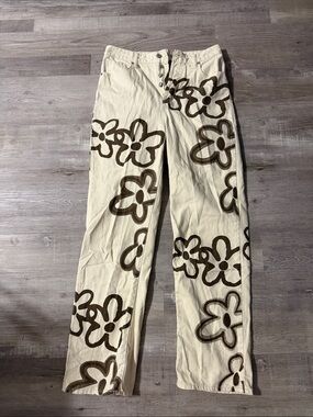 Women’s S.O.N.G flower jeans 🤎